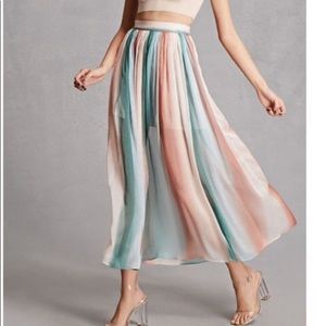 MOVING SALE!!! BLUSH NOIR tie dye Maxi skirt NWT